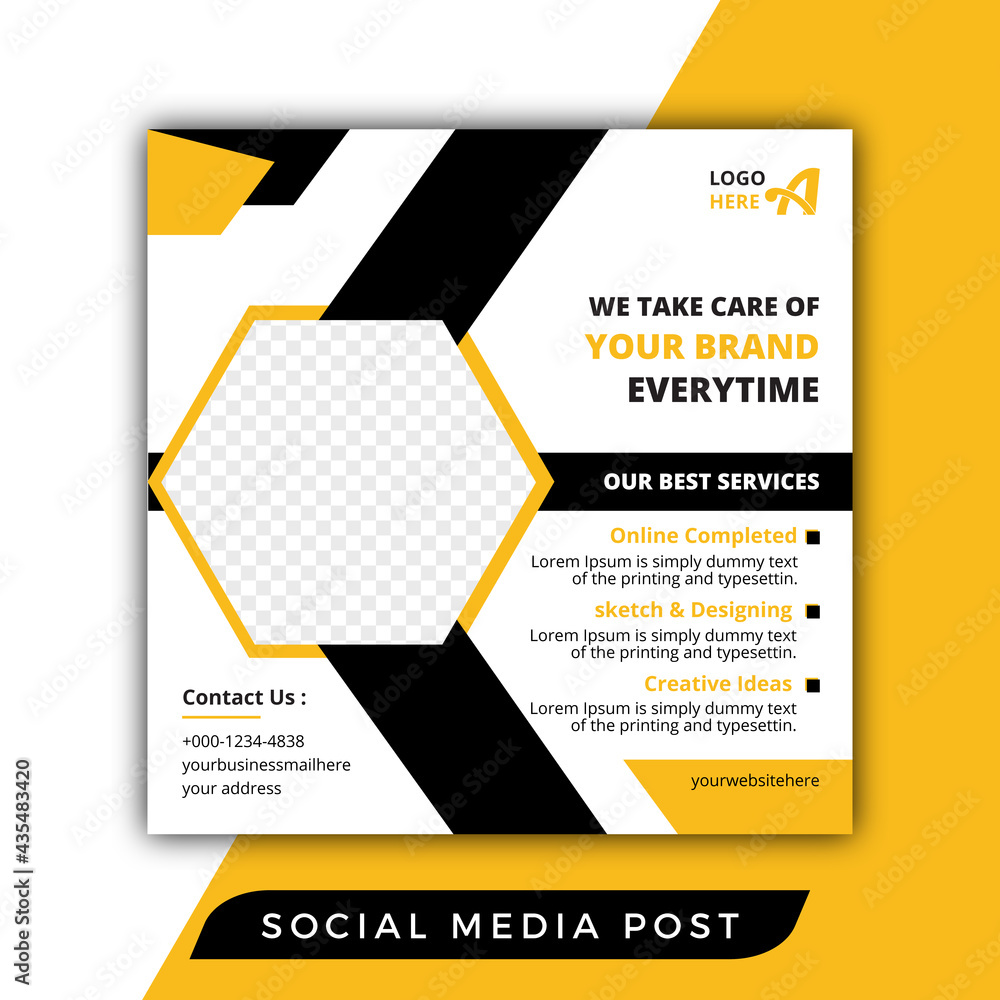 brand design social media post template brand design social media post template
