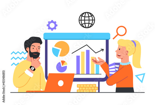 Market statistics analysis identify business needs