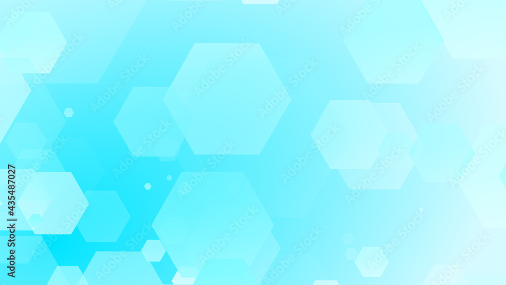 Abstract hexagon geometric white blue pattern technology medical and science background. Abstract hexagon geometric white blue pattern technology medical and science background.