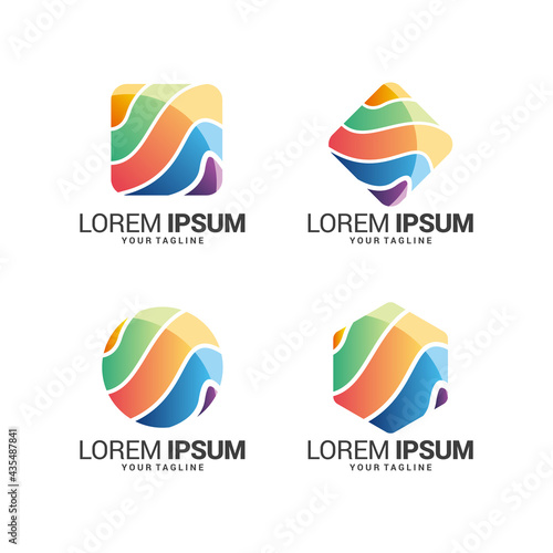 Modern logo template. Vector illustration
