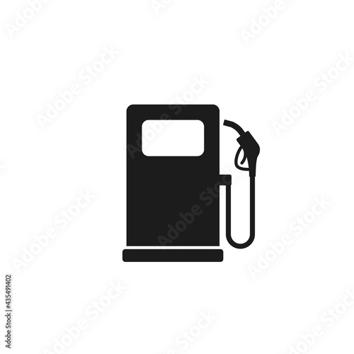 Gas station sign Vector isolated simple icon