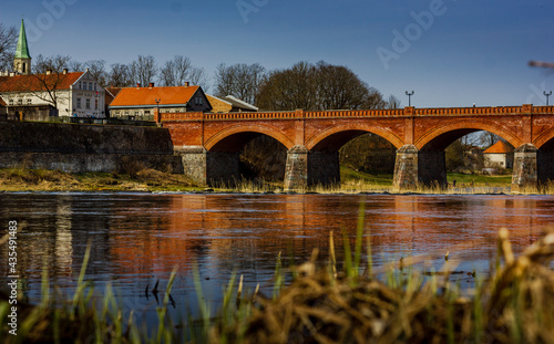 looking for postcard image with stunning bridge of Latvia
