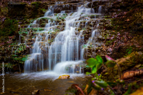 Fototapeta Naklejka Na Ścianę i Meble -  imaginery and dreamy look of waterfall in the wilderness