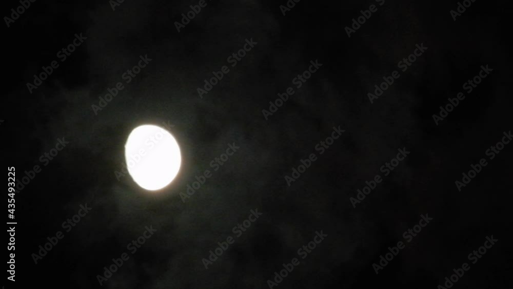 Full Moon White Supermoon With Thin Gray Grey Wispy Clouds In Front 002 Full Moon White Supermoon With Thin Gray Grey Wispy Clouds In Front 002