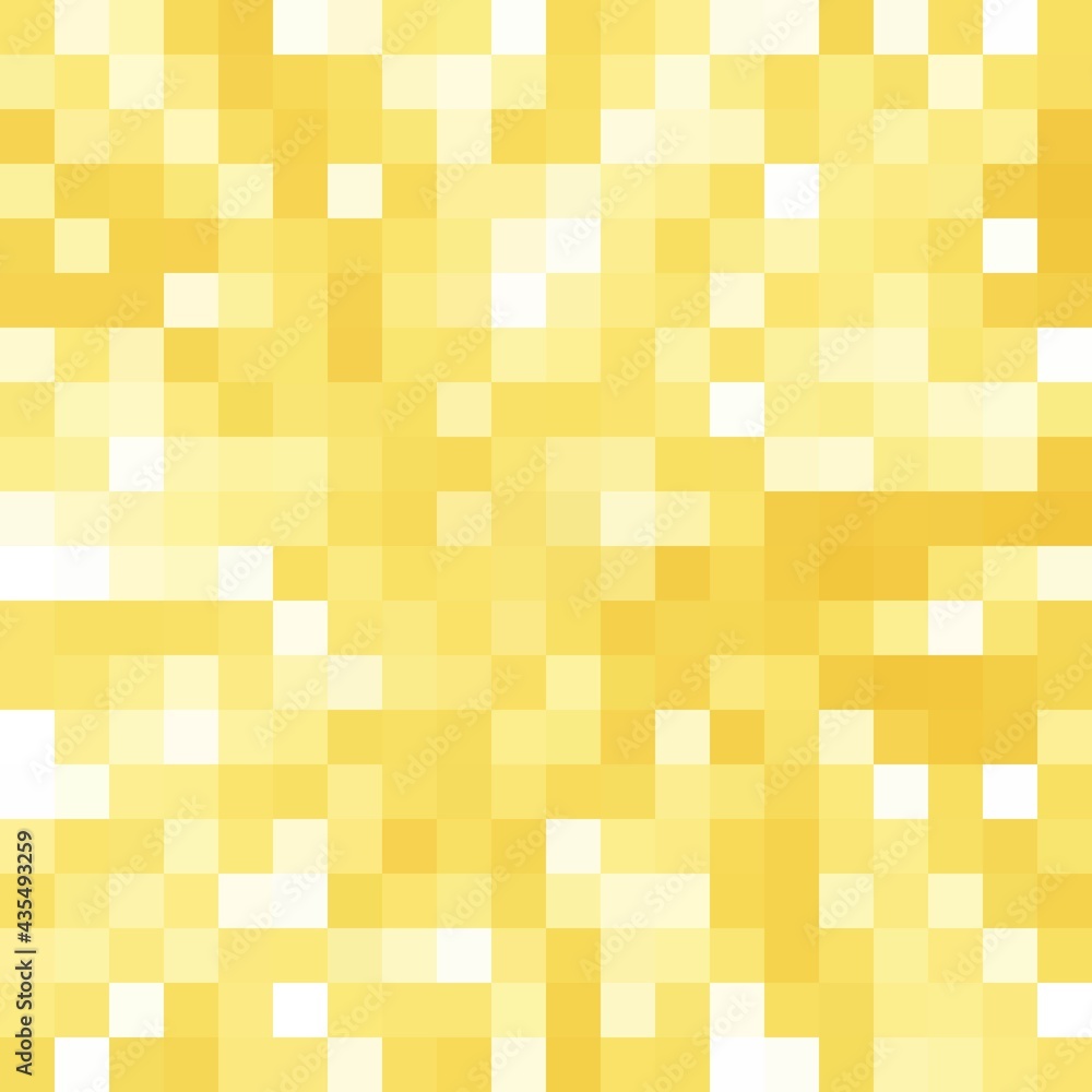 Abstract Yellow mosaic background. Vector background. Gold mosaic. Pixel art background. Abstract Yellow mosaic background. Vector background. Gold mosaic. Pixel art background.