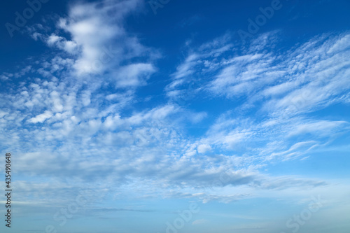 bright sky with beautiful clouds during a beautiful day as a background