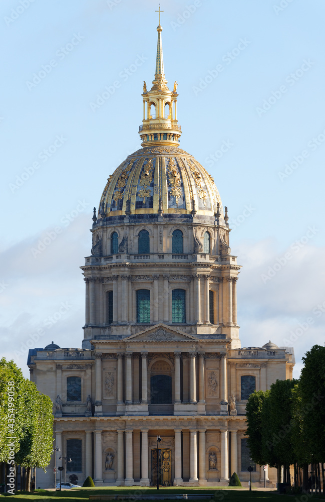 Chapel of Saint-Louis-des-Invalides 1679 in Les Invalides National Residence of Invalids complex, Paris, France.