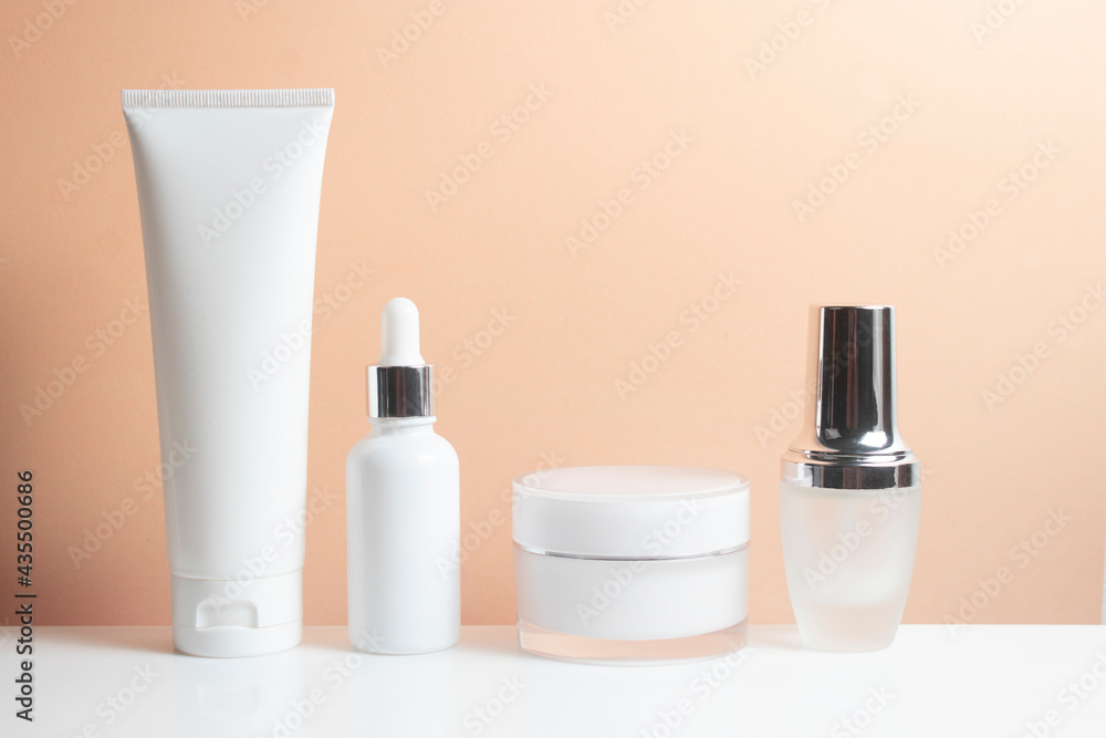 mockup of beauty fashion cosmetic makeup bottle lotion product with skincare healthcare concept on background mockup of beauty fashion cosmetic makeup bottle lotion product with skincare healthcare concept on background