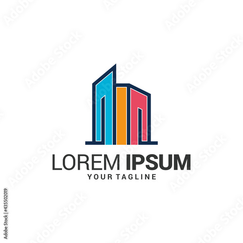 Free Download Real estate or Building logo design template with modern concept - GFXLoad