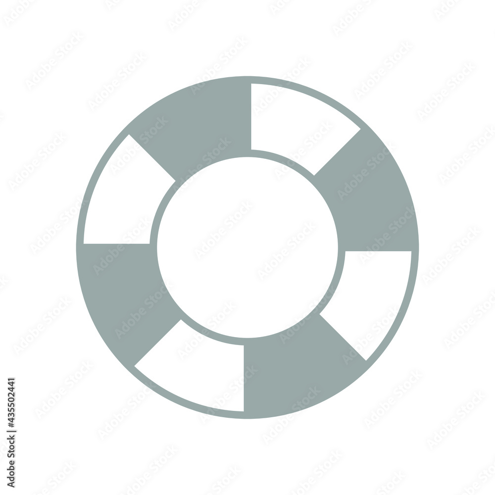 Lifebuoy circle gray in flat style vector icon. Vector icon, logo of lifebuoy Isolated on white background. Vector marine life buoy icon. Vector illustration. Lifebuoy circle gray in flat style vector icon. Vector icon, logo of lifebuoy Isolated on white background. Vector marine life buoy icon. Vector illustration.