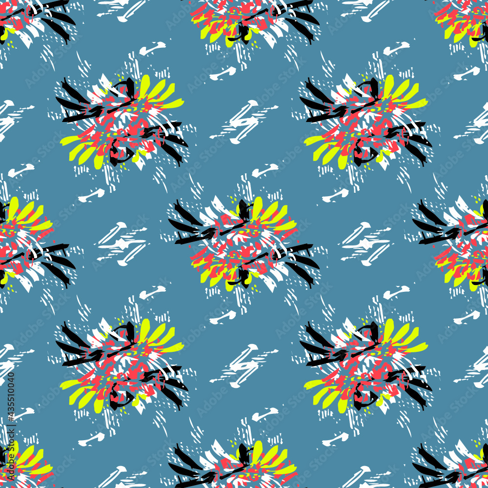 seamless pattern with flowers seamless pattern with flowers