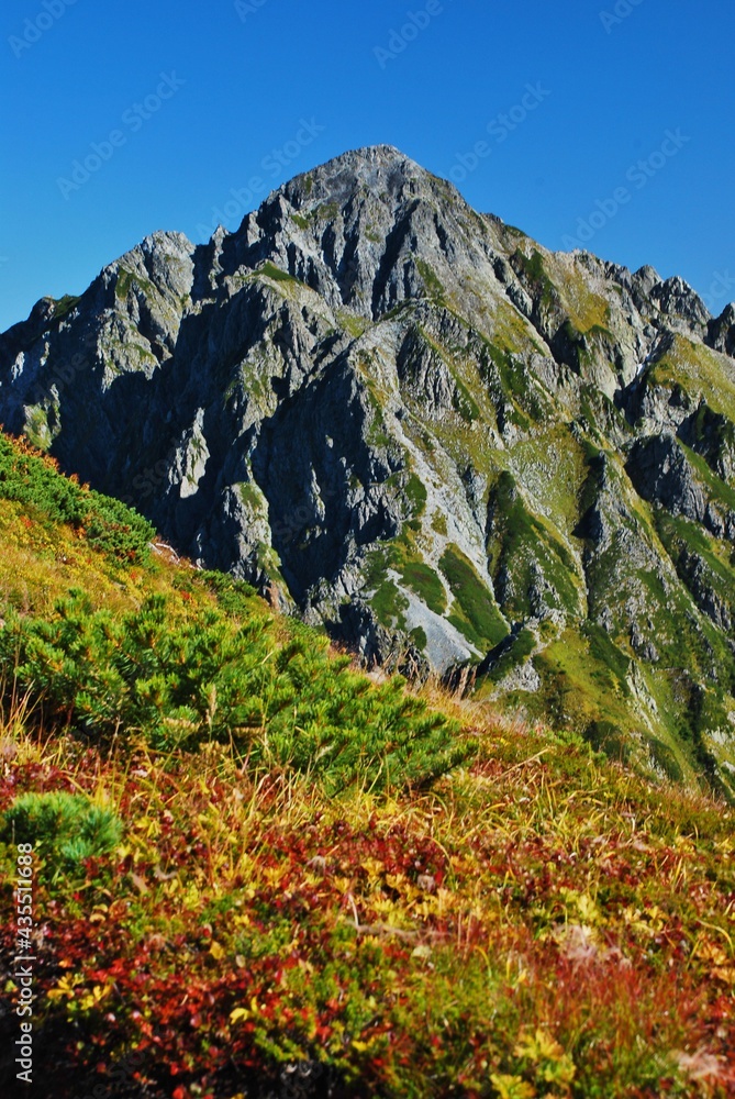 秋景色　立山アルパイン 剱岳