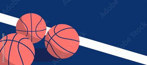 basketball ball in the air going to the hoop.