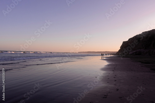 sunset at the beach