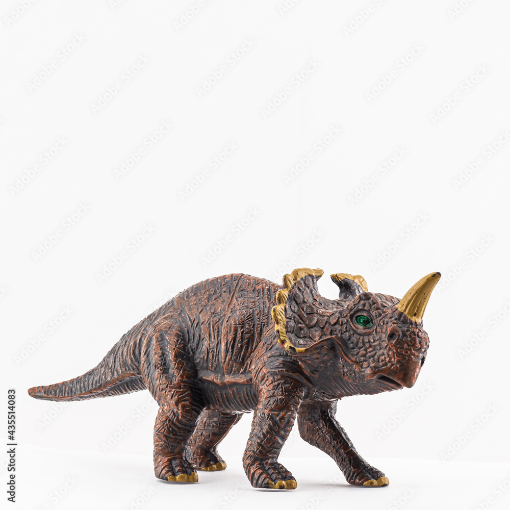 plastic toy dinosaur isolated on white background plastic toy dinosaur isolated on white background