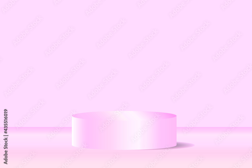 Podium display product 3D with empty light pink background. For presentation romantic sweet love concept. Valentines day. Podium display product 3D with empty light pink background. For presentation romantic sweet love concept. Valentines day.