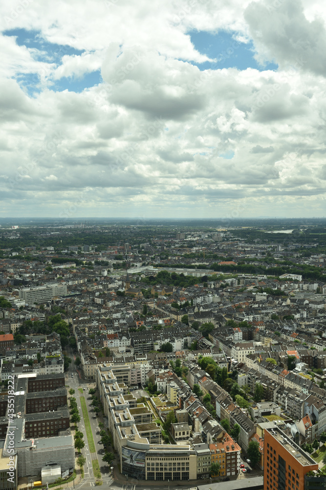 City view of Düsseldorf, Germany