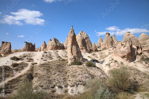 View of Cappadocia landscape  Turkey