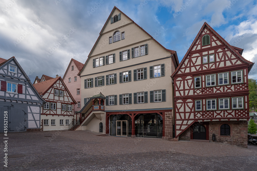 historic medieval half timber house