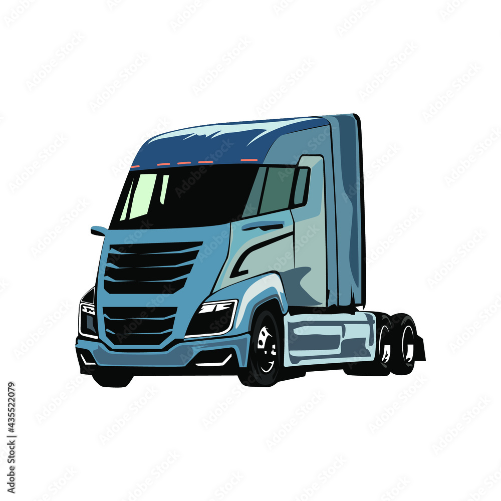 Illustration Vector graphic of truck logo Illustration Vector graphic of truck logo