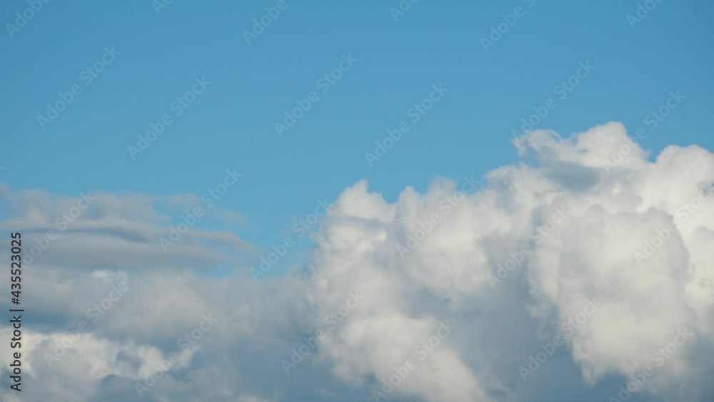 Rain clouds are moving fast in the blue sky Rain clouds are moving fast in the blue sky