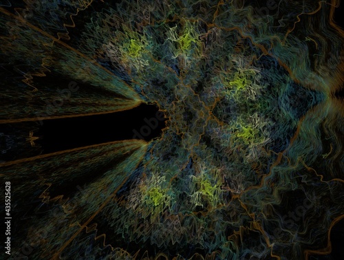 Imaginatory fractal background generated Image