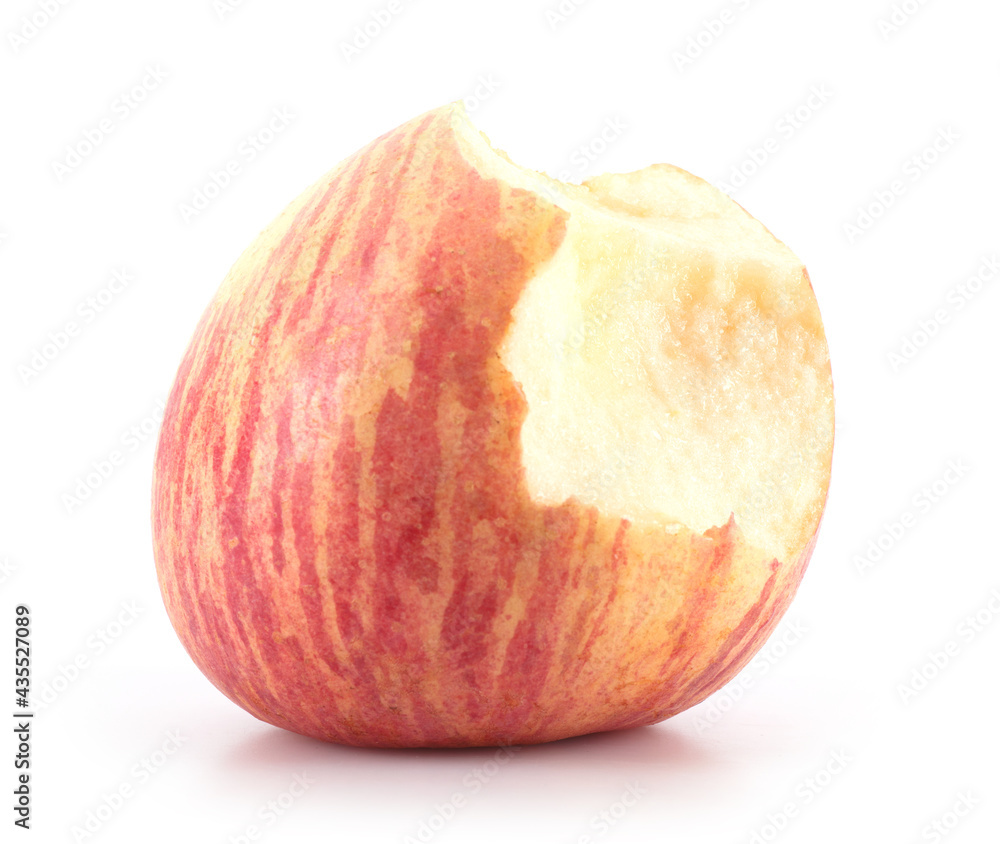 Fototapeta premium Bitten apple on white background