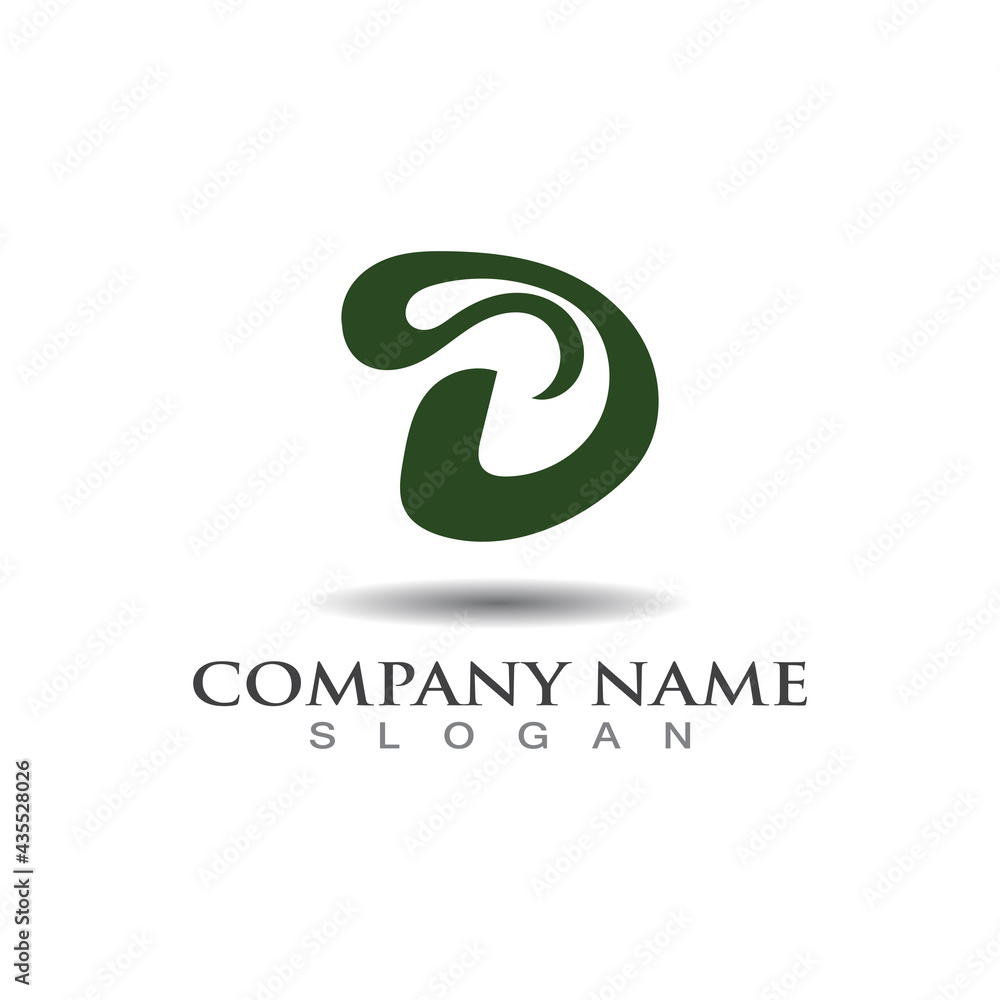 Vector Graphic D letter Concept illustration inspiration creative template Vector Graphic D letter Concept illustration inspiration creative template