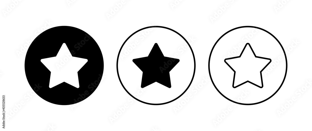Star Icon set. rating icon vector. favourite star icon Star Icon set. rating icon vector. favourite star icon