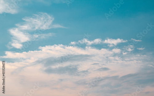 Beautiful blue sky with clouds © Thasist