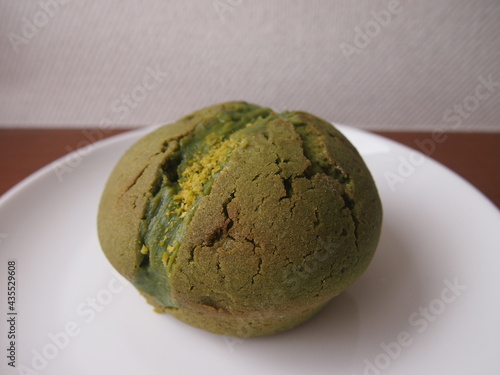 抹茶クリームパン