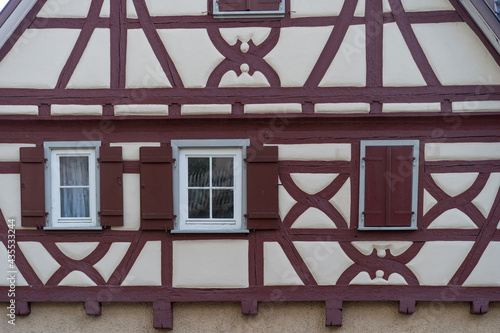 historic half timber architecture in black forest