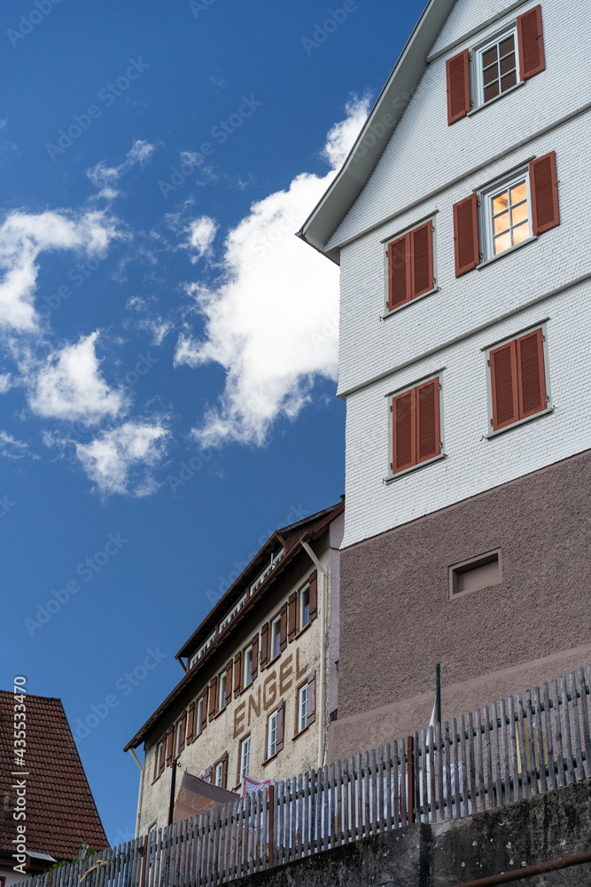 Obraz premium beautiful half timber architecture in black forest