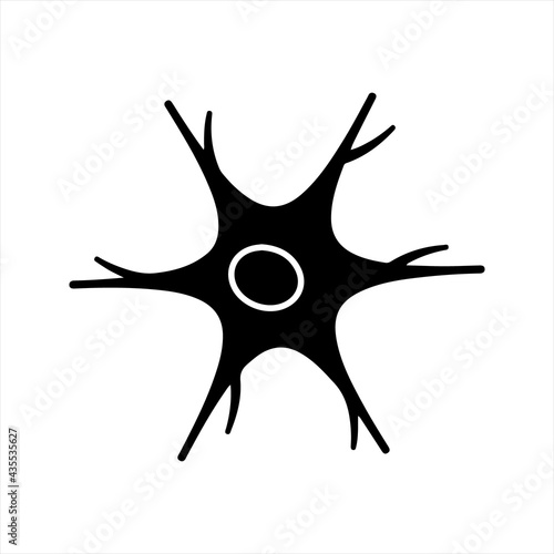 Nervous system disorders icon, vector and glyph