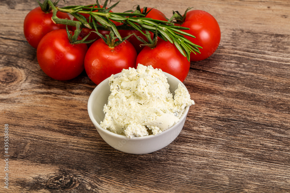 Soft cream cheese with herbs Soft cream cheese with herbs