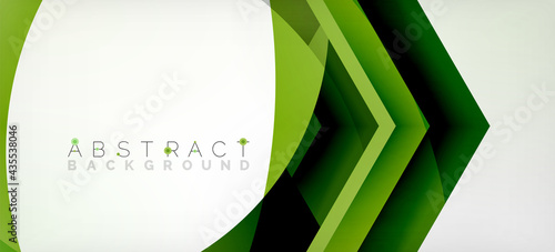 Vector color hexagons geometric abstract background