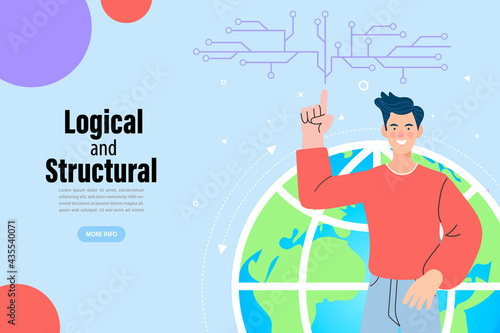 Social network and teamwork concept. people chat bubbles mobile application communication speech dialogue man woman character. Flat design style modern vector illustration.