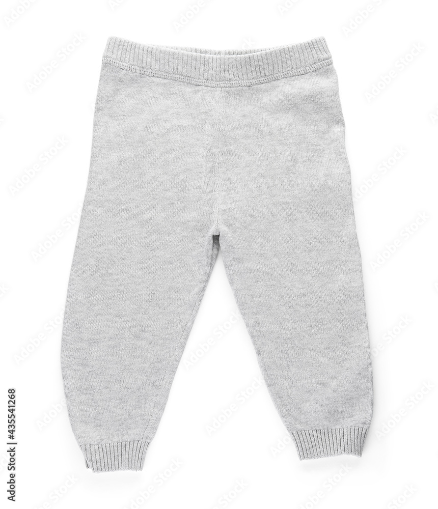 Children's pants on white background Children's pants on white background