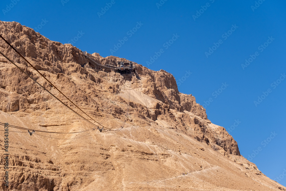 Cable car to Masada National Park, Israel