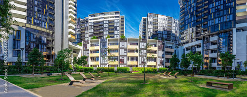Panorama Apartment building in inner Sydney suburb NSW Australia
