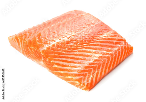 Obraz na płótnie salomon fillet isolated on white background