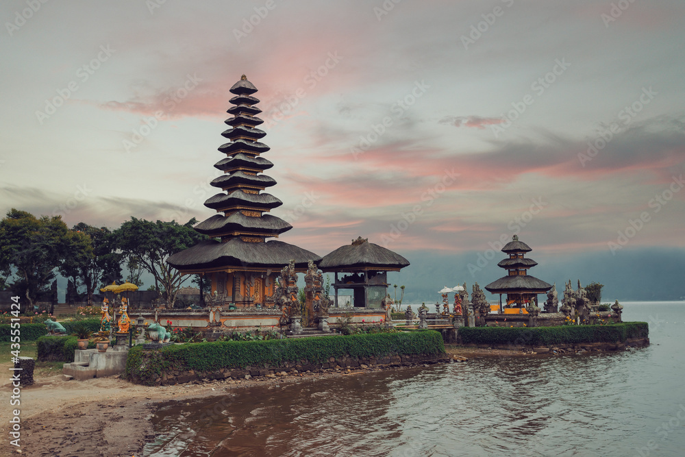 Pura Ulun Danu Bratan temple on the island of bali in indonesia Pura Ulun Danu Bratan temple on the island of bali in indonesia