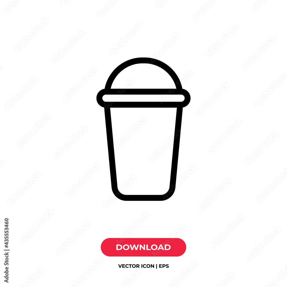 Coffee cup icon vector. Coffee sign Coffee cup icon vector. Coffee sign