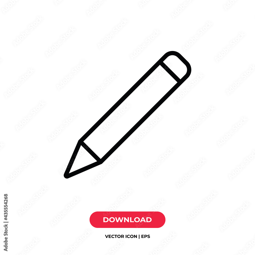 Pencil icon vector. Pen sign Pencil icon vector. Pen sign