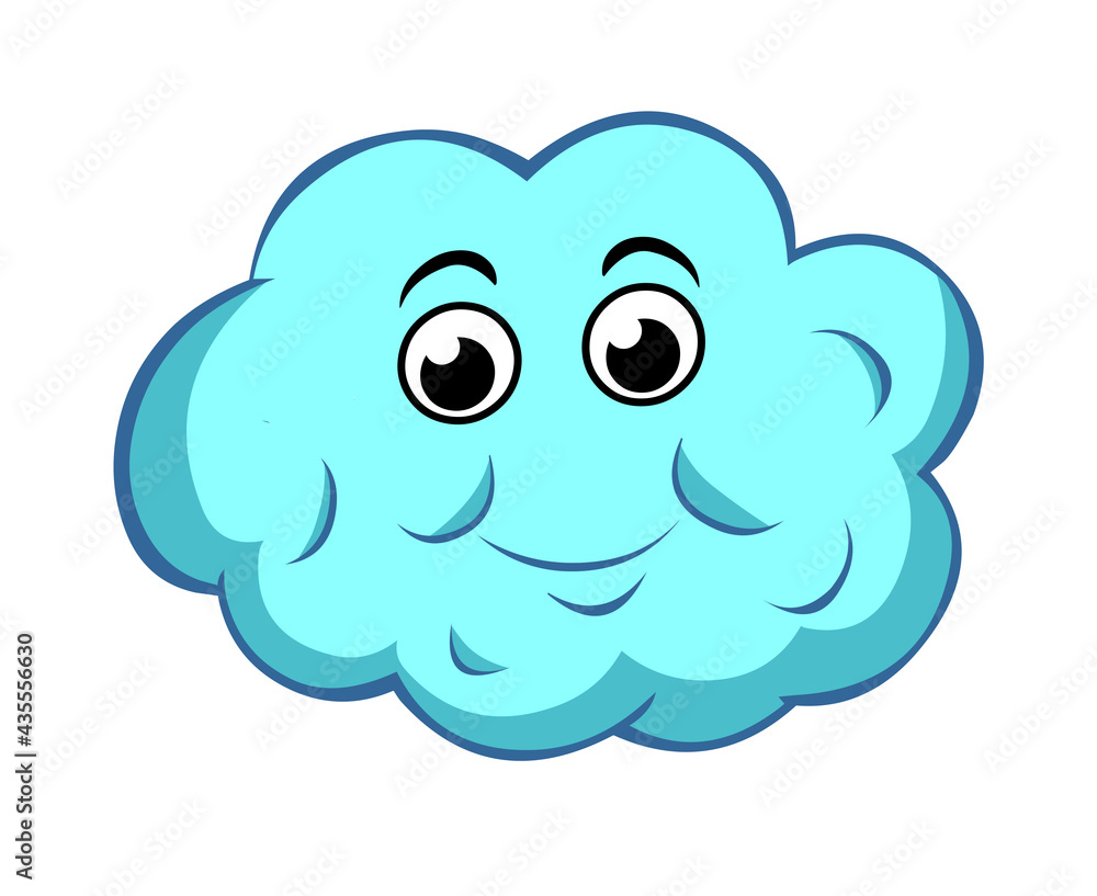 Cartoon cloud vector Cartoon cloud vector