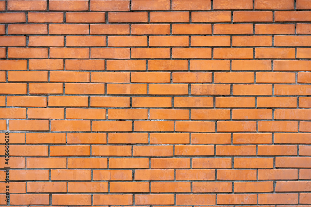 Red brick wall background. Red brick wall background.