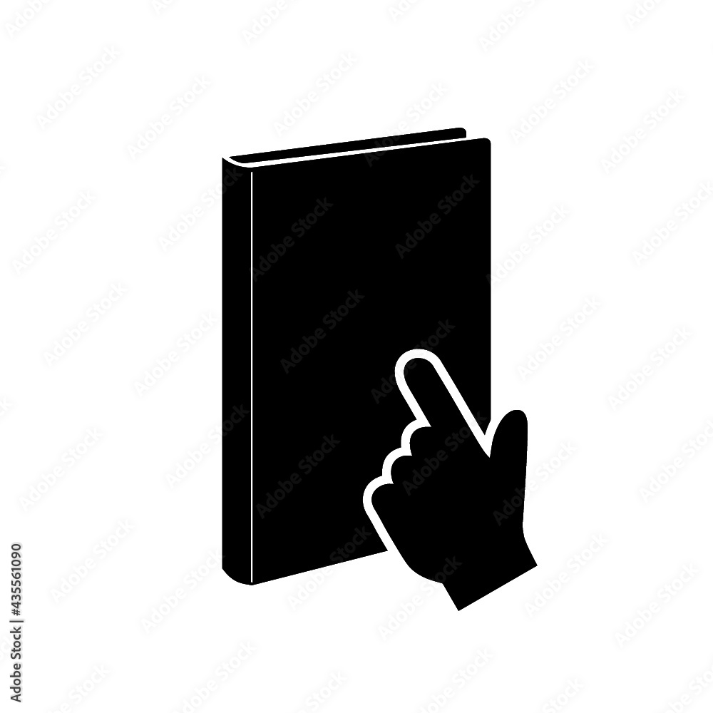 Reading book icon isolated on white background Reading book icon isolated on white background