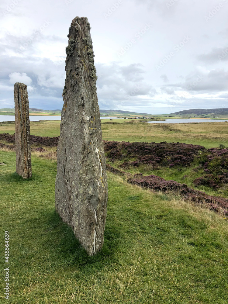 Ring of Brodgar on Cloudy Day