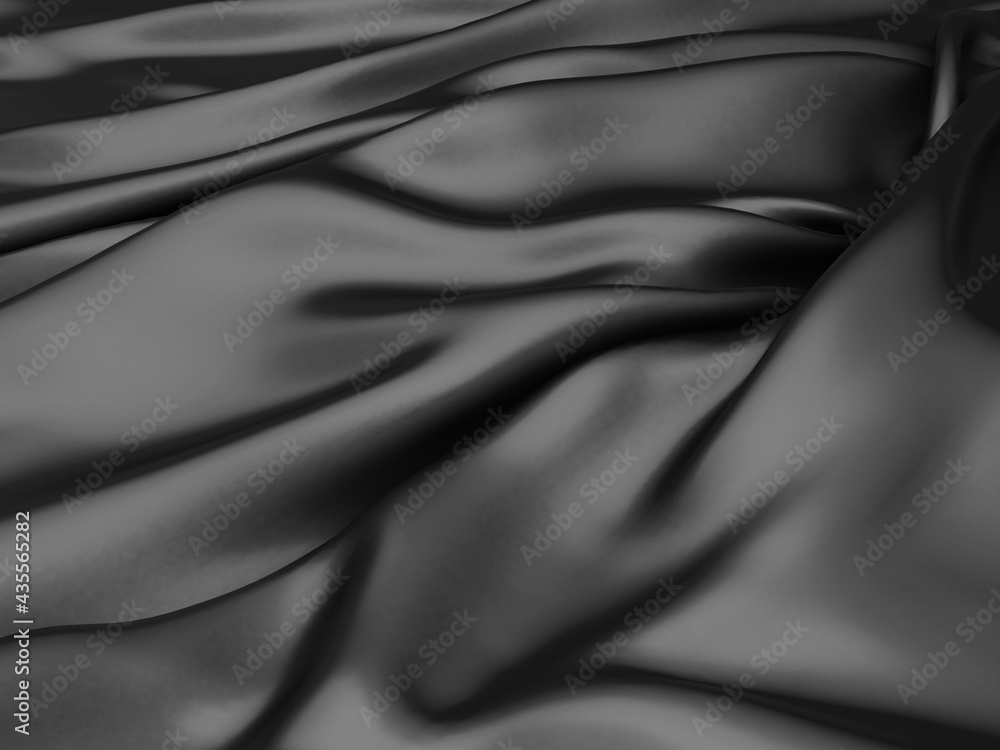 Abstract background luxury cloth. Smooth elegant black silk or satin Abstract background luxury cloth. Smooth elegant black silk or satin