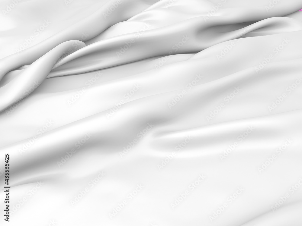 Fototapeta premium Abstract white fabric texture background